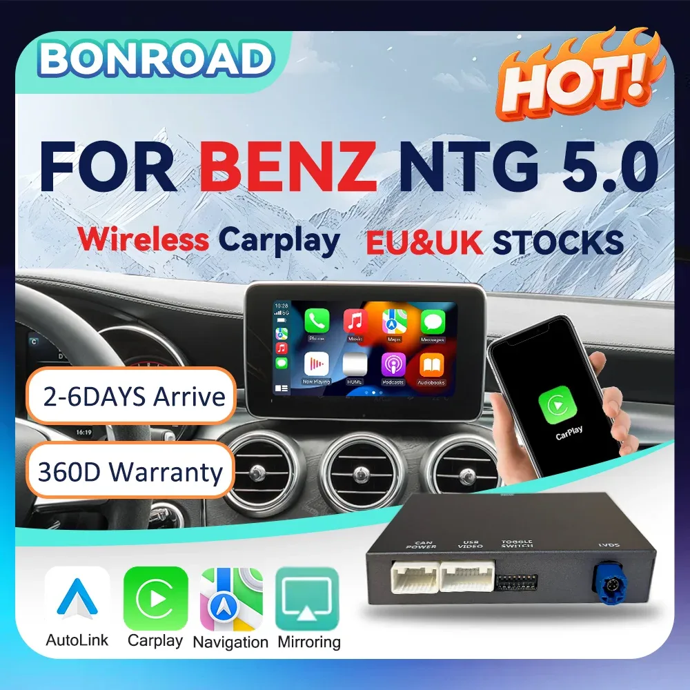 Adaptateur CarPlay sans fil pour autoradio d'origine