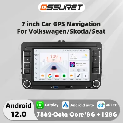 Autoradio double din à écran tactile 18 cm