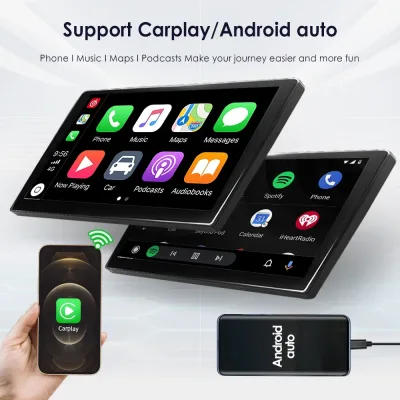 Autoradio double din à écran tactile 18 cm – image 3