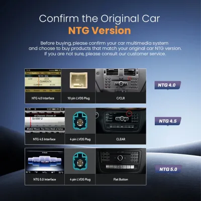 Autoradio tactile 26 cm sans fil pour voiture – image 2