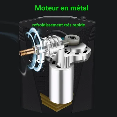 Compresseur d'air portable numérique 12 V pour voiture – image 2