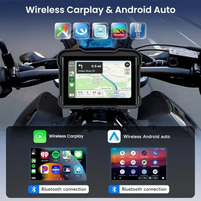 Écran de navigation moto 5 pouces Carplay – image 2