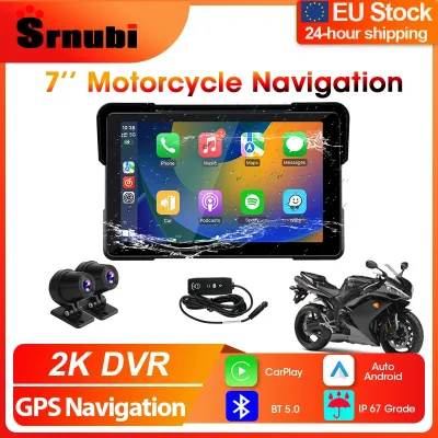 Écran GPS moto 7 pouces avec caméra 2K étanche