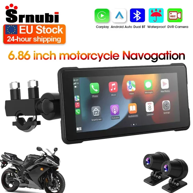 Écran moto sans fil avec caméra optionnelle