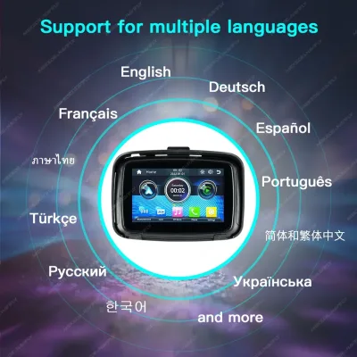 Écran tactile moto 5 pouces CarPlay Android Auto – image 2