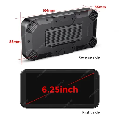 GPS moto étanche, écran de 16 cm, enregistreur – image 2
