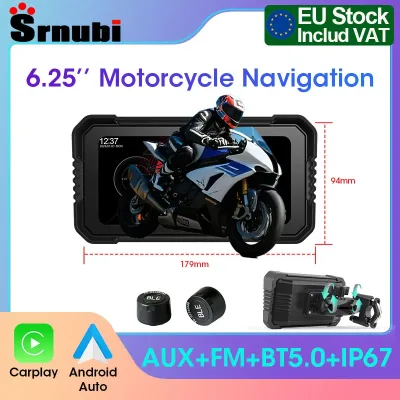 GPS moto sans fil écran 6,25 pouces étanche