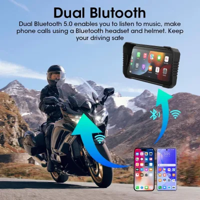 GPS moto sans fil écran 6,25 pouces étanche – image 3