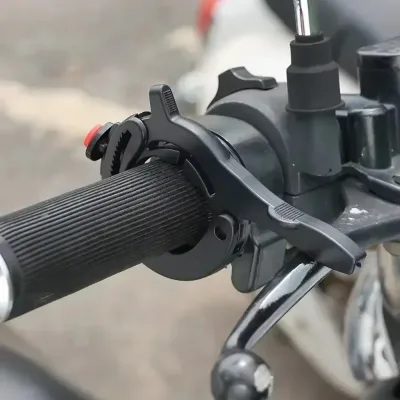 Pince d'accélérateur moto en ABS noir – image 2