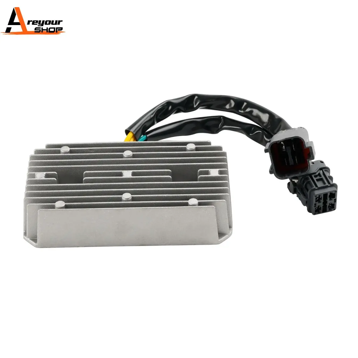 Régulateur redresseur moto 12 V, 6 fils, 2 prises
