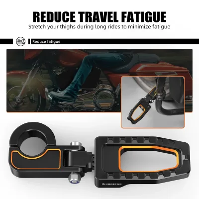 Repose-pieds de protection moteur en aluminium – image 2