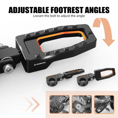 Repose-pieds de protection moteur en aluminium – image 3