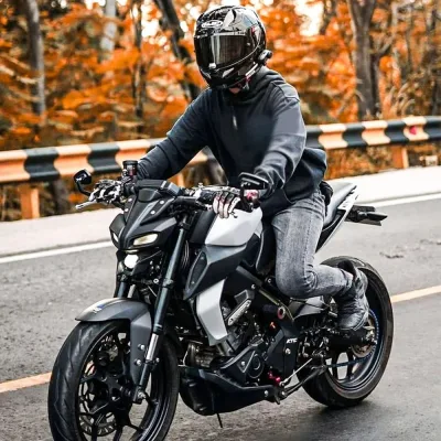 Rétroviseurs de moto pour guidon, verre bleu fumé – image 3