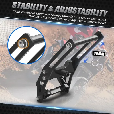 Support GPS réglable en aluminium, barre 12 mm – image 2