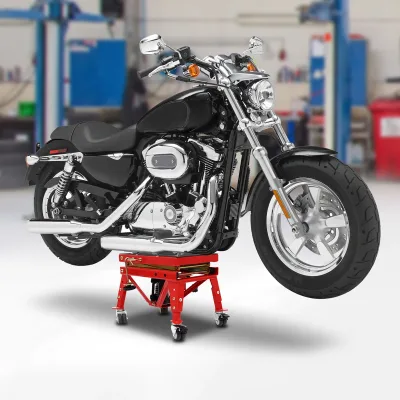 Table élévatrice hydraulique pour moto en fer – image 3